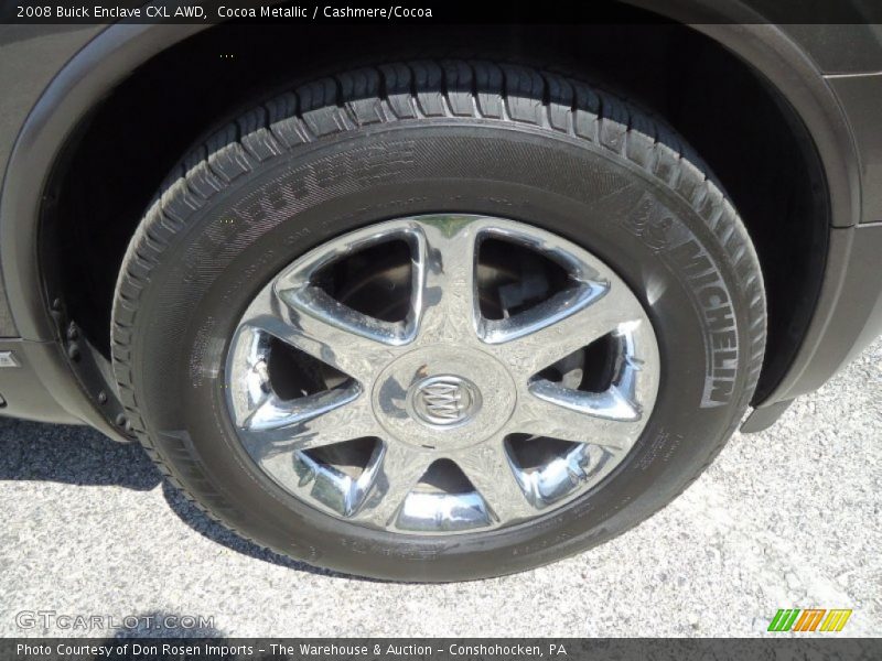 Cocoa Metallic / Cashmere/Cocoa 2008 Buick Enclave CXL AWD