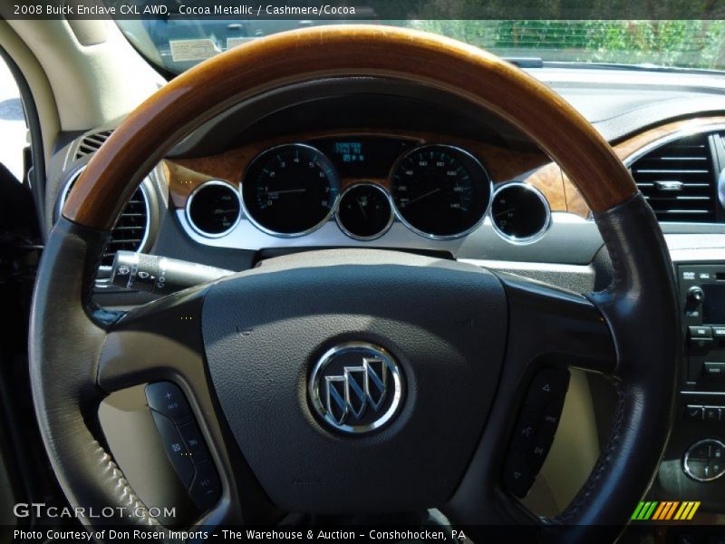 Cocoa Metallic / Cashmere/Cocoa 2008 Buick Enclave CXL AWD