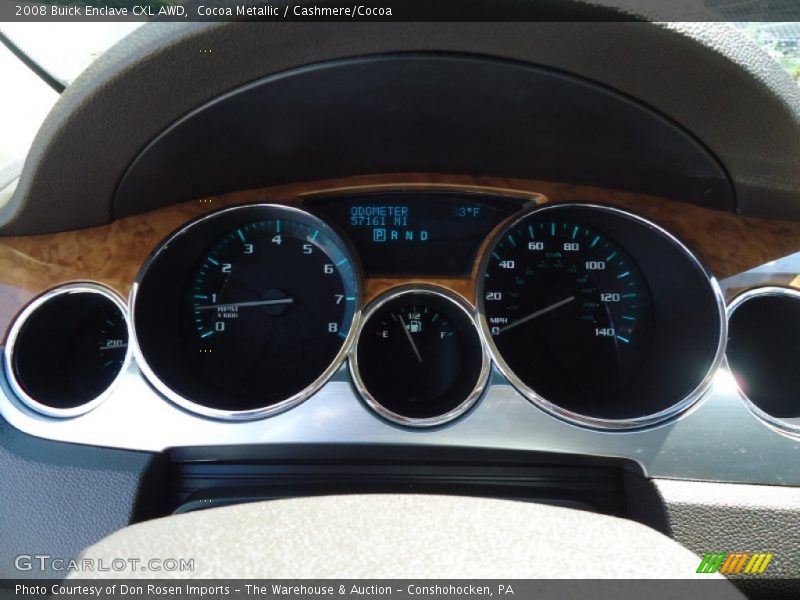 Cocoa Metallic / Cashmere/Cocoa 2008 Buick Enclave CXL AWD