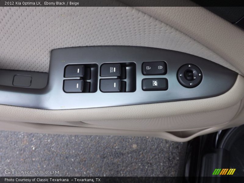 Ebony Black / Beige 2012 Kia Optima LX