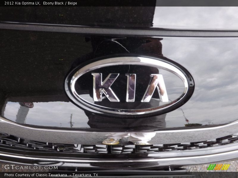 Ebony Black / Beige 2012 Kia Optima LX