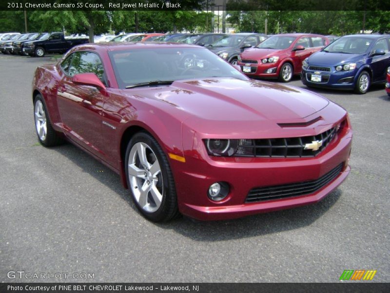 Red Jewel Metallic / Black 2011 Chevrolet Camaro SS Coupe