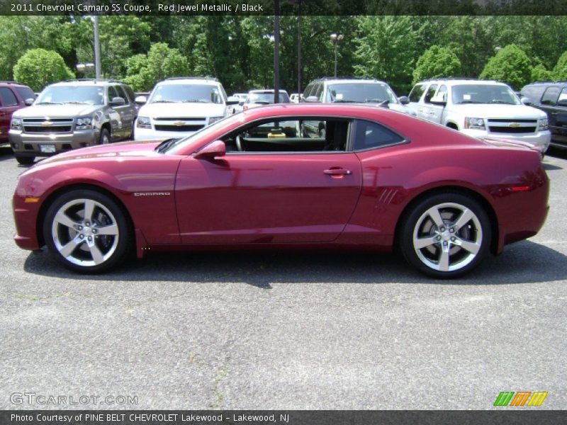 Red Jewel Metallic / Black 2011 Chevrolet Camaro SS Coupe