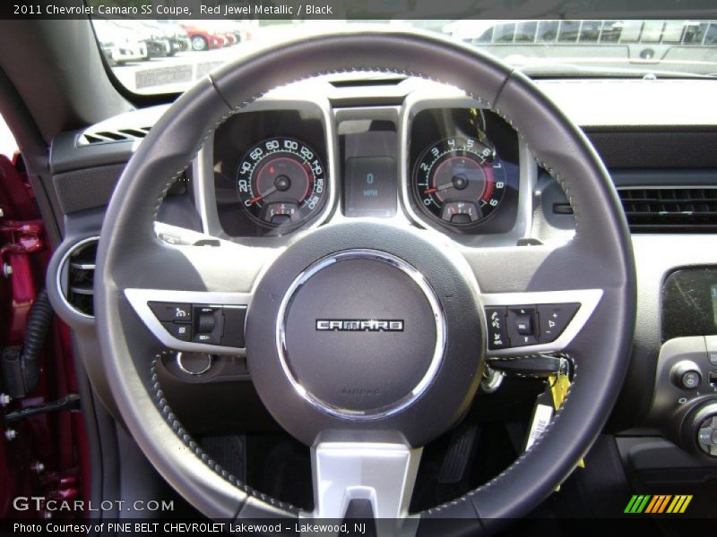 Red Jewel Metallic / Black 2011 Chevrolet Camaro SS Coupe