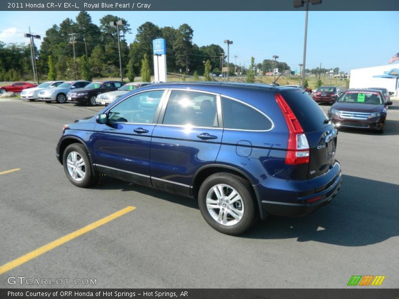 Royal Blue Pearl / Gray 2011 Honda CR-V EX-L