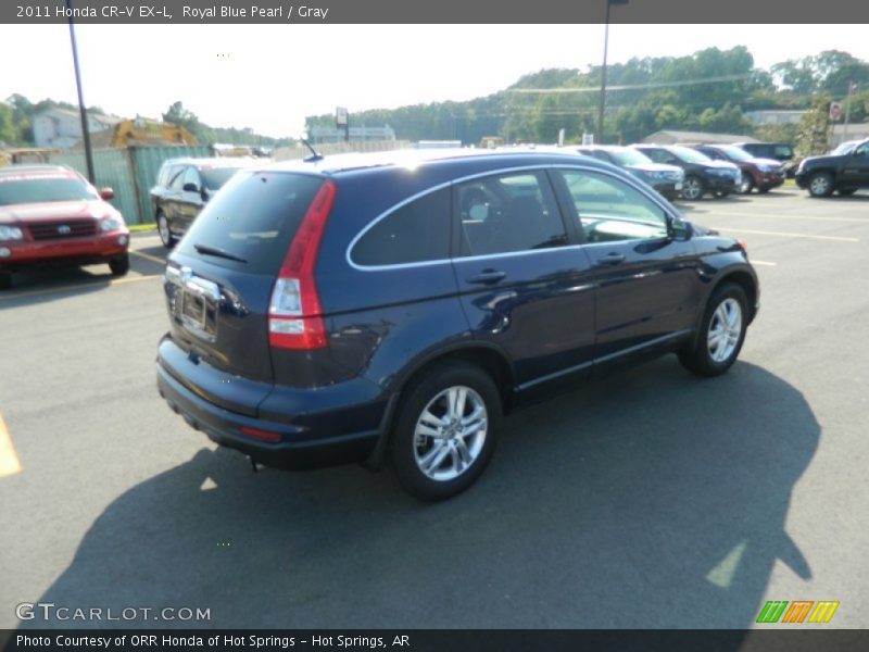 Royal Blue Pearl / Gray 2011 Honda CR-V EX-L