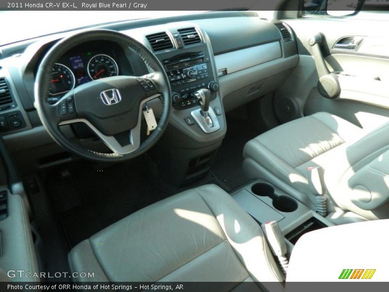 Royal Blue Pearl / Gray 2011 Honda CR-V EX-L