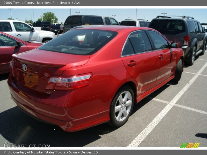 Barcelona Red Metallic / Ash 2009 Toyota Camry