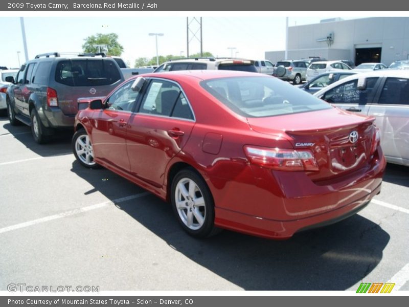 Barcelona Red Metallic / Ash 2009 Toyota Camry