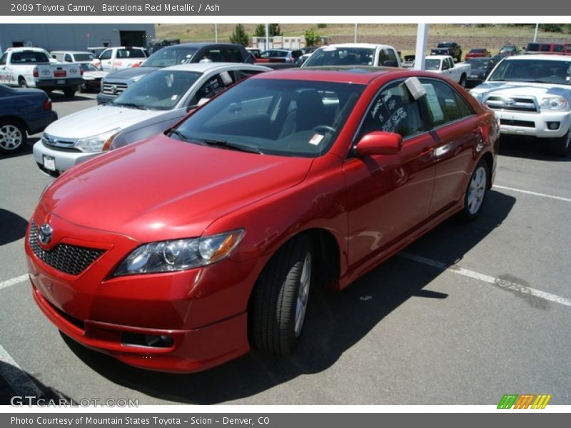 Barcelona Red Metallic / Ash 2009 Toyota Camry