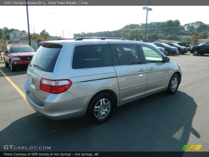 Silver Pearl Metallic / Gray 2007 Honda Odyssey EX-L