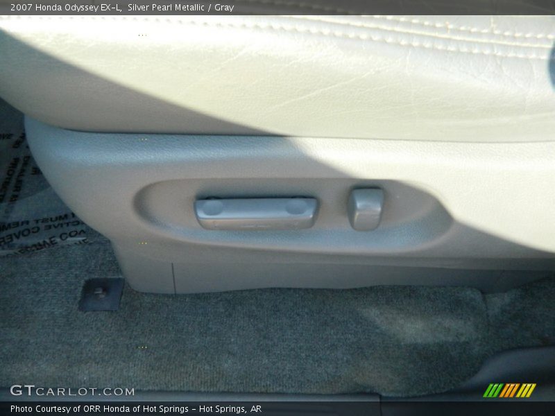 Silver Pearl Metallic / Gray 2007 Honda Odyssey EX-L