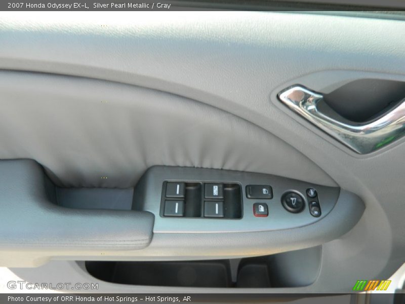 Silver Pearl Metallic / Gray 2007 Honda Odyssey EX-L