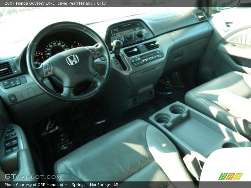 Silver Pearl Metallic / Gray 2007 Honda Odyssey EX-L