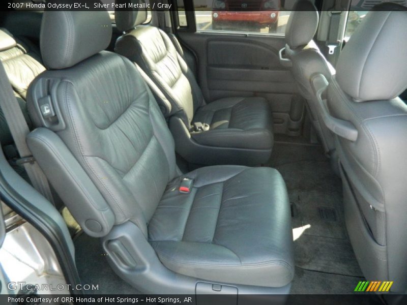 Silver Pearl Metallic / Gray 2007 Honda Odyssey EX-L