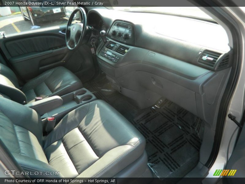 Silver Pearl Metallic / Gray 2007 Honda Odyssey EX-L
