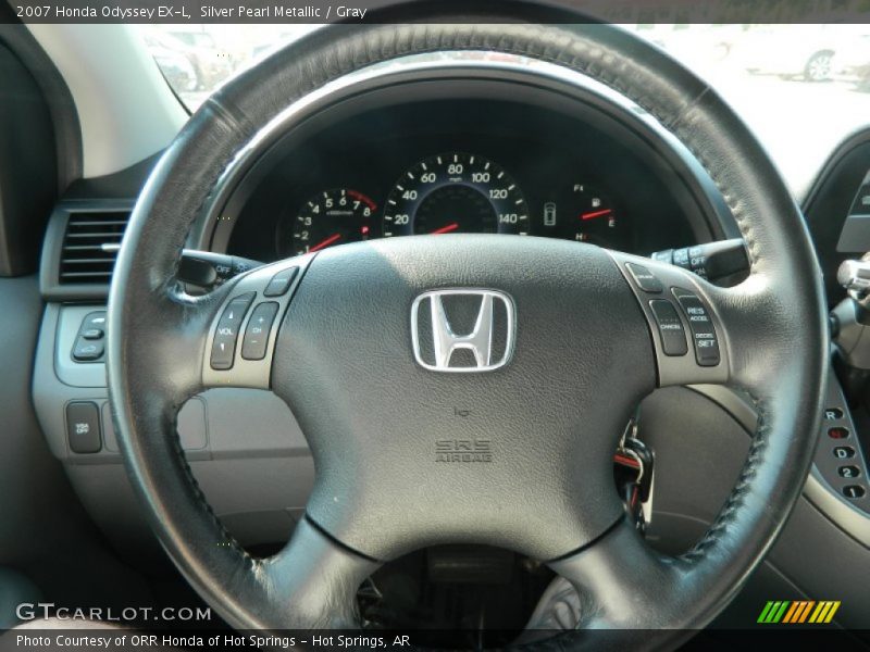 Silver Pearl Metallic / Gray 2007 Honda Odyssey EX-L