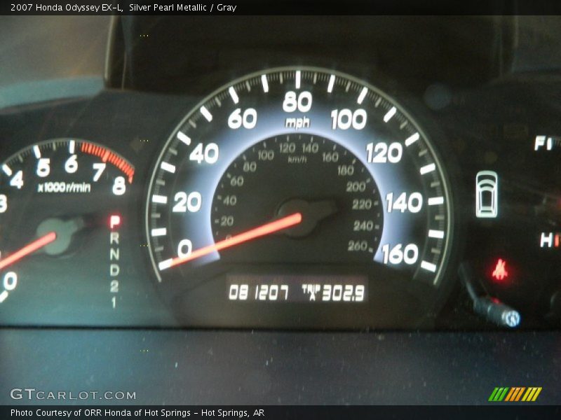 Silver Pearl Metallic / Gray 2007 Honda Odyssey EX-L