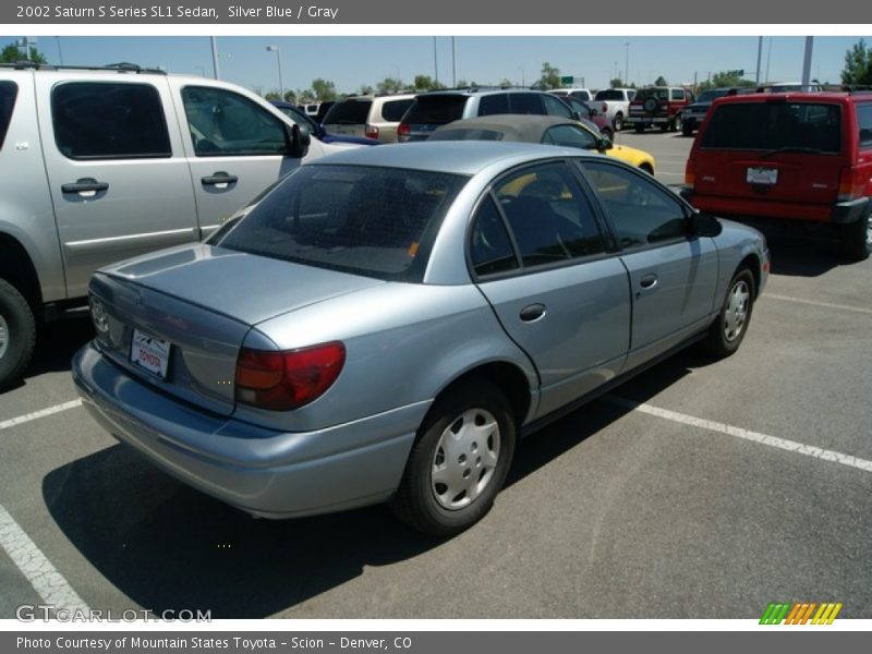 Silver Blue / Gray 2002 Saturn S Series SL1 Sedan