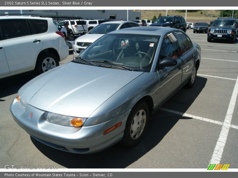 Silver Blue / Gray 2002 Saturn S Series SL1 Sedan