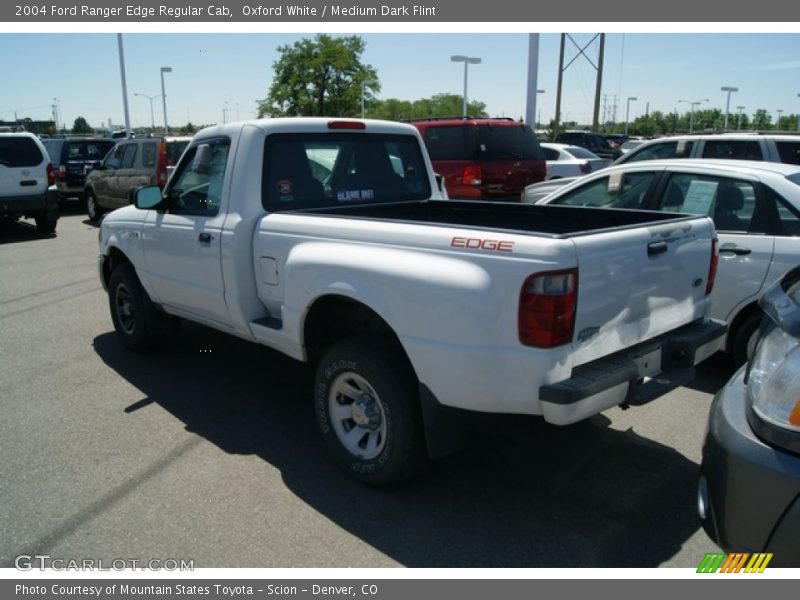 Oxford White / Medium Dark Flint 2004 Ford Ranger Edge Regular Cab