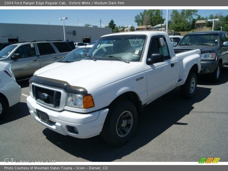 Oxford White / Medium Dark Flint 2004 Ford Ranger Edge Regular Cab