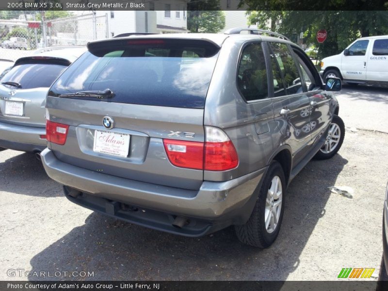Stratus Grey Metallic / Black 2006 BMW X5 3.0i