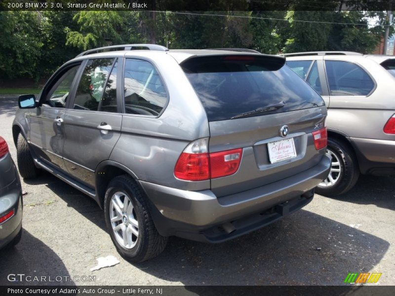 Stratus Grey Metallic / Black 2006 BMW X5 3.0i