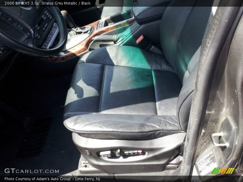 Stratus Grey Metallic / Black 2006 BMW X5 3.0i