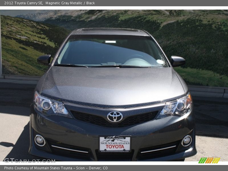 Magnetic Gray Metallic / Black 2012 Toyota Camry SE
