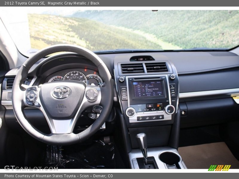 Magnetic Gray Metallic / Black 2012 Toyota Camry SE