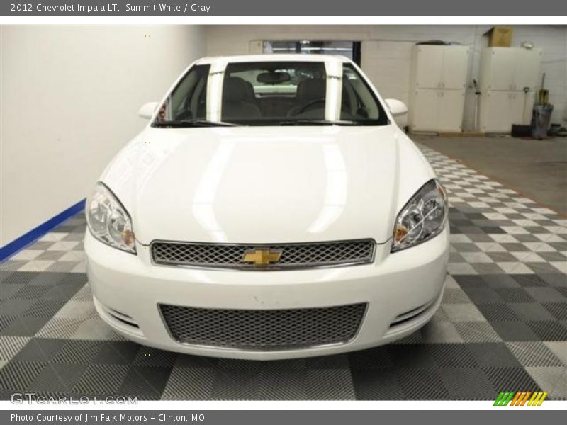 Summit White / Gray 2012 Chevrolet Impala LT