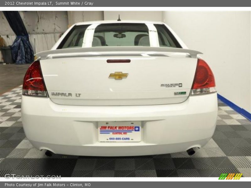 Summit White / Gray 2012 Chevrolet Impala LT