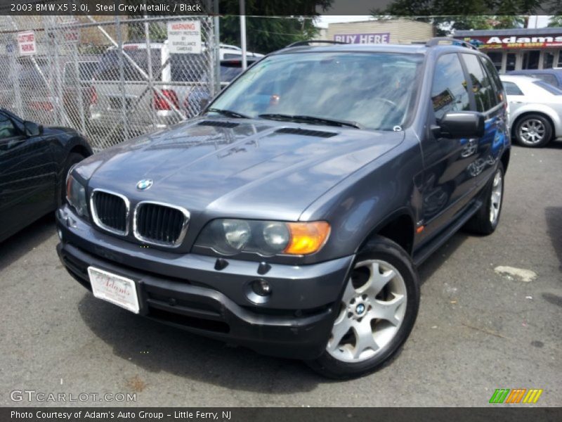 Steel Grey Metallic / Black 2003 BMW X5 3.0i