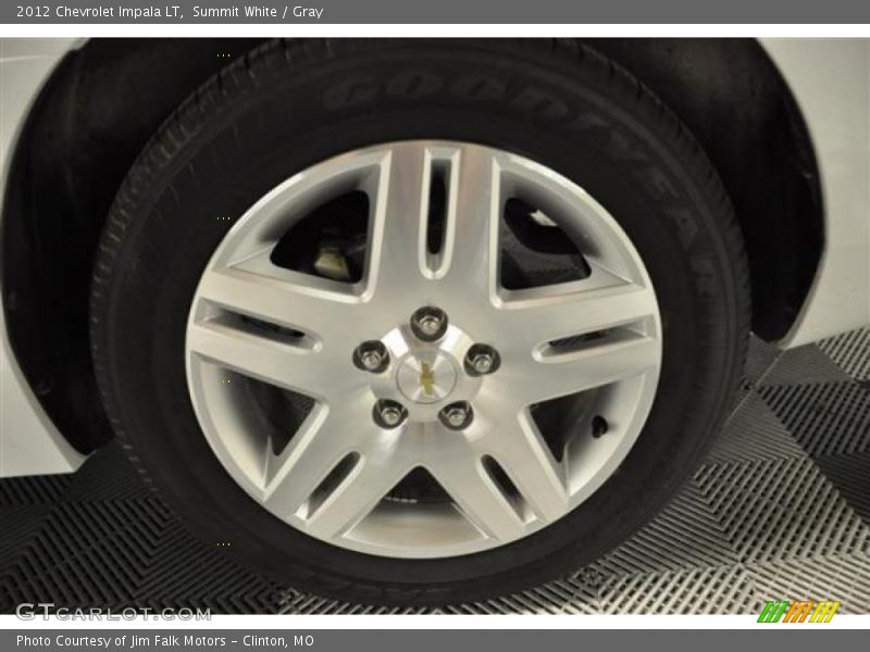 Summit White / Gray 2012 Chevrolet Impala LT