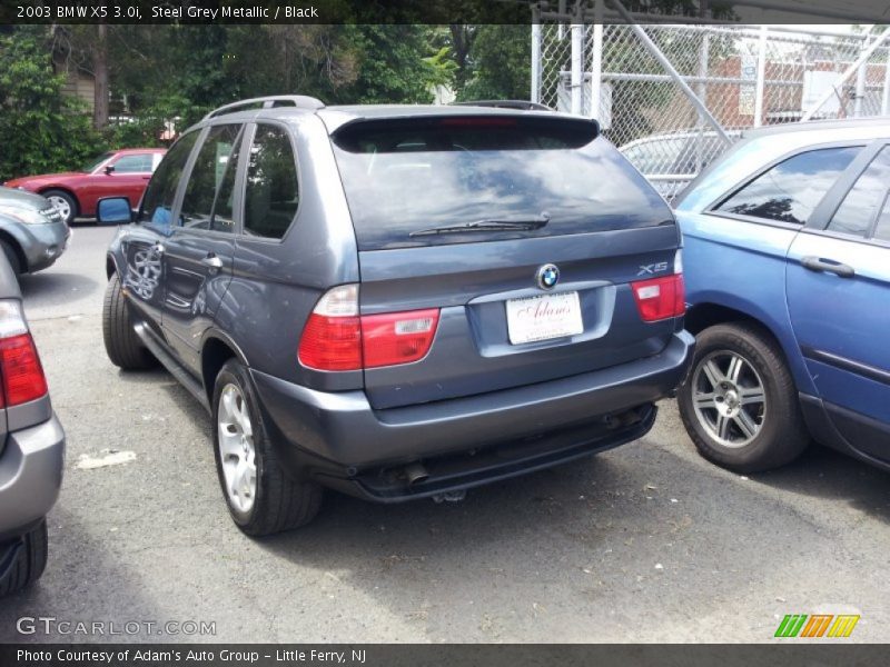 Steel Grey Metallic / Black 2003 BMW X5 3.0i