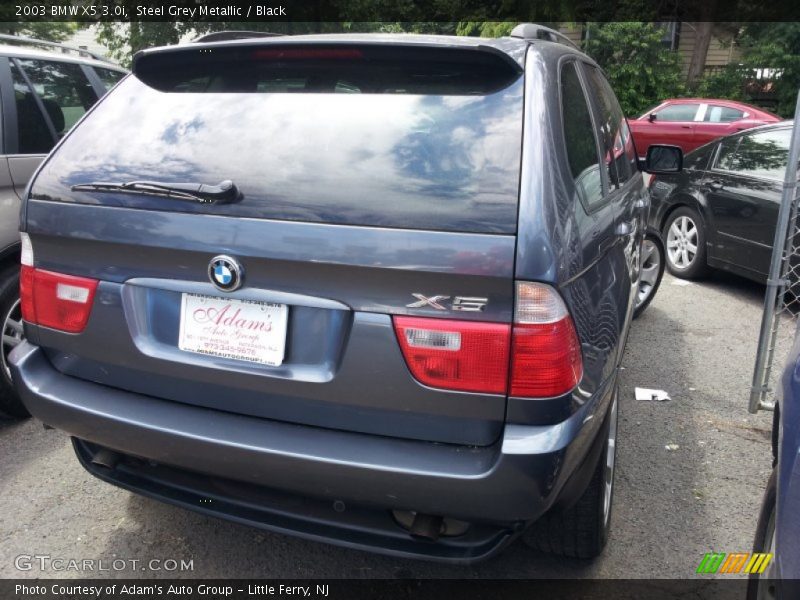 Steel Grey Metallic / Black 2003 BMW X5 3.0i