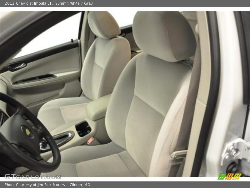 Summit White / Gray 2012 Chevrolet Impala LT
