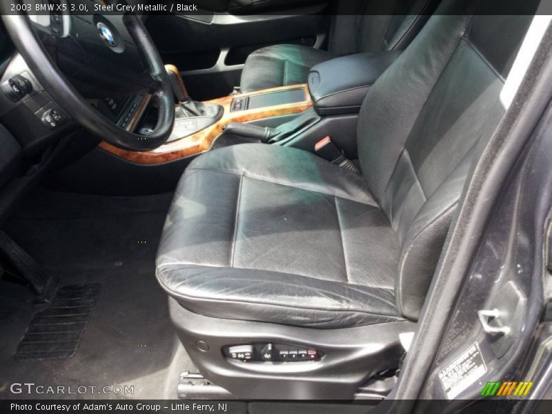 Steel Grey Metallic / Black 2003 BMW X5 3.0i
