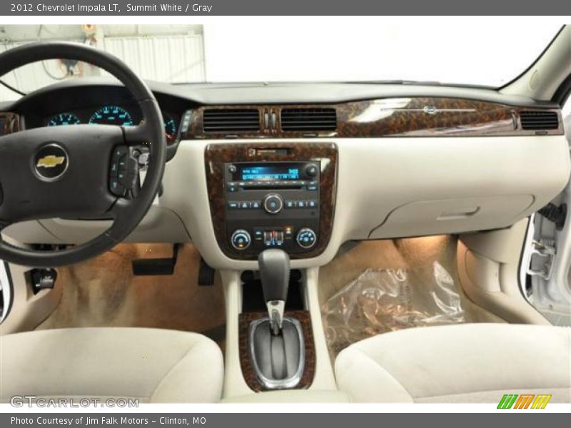 Summit White / Gray 2012 Chevrolet Impala LT