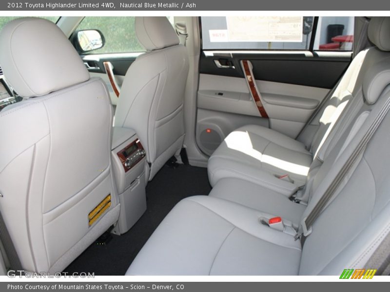 Nautical Blue Metallic / Ash 2012 Toyota Highlander Limited 4WD