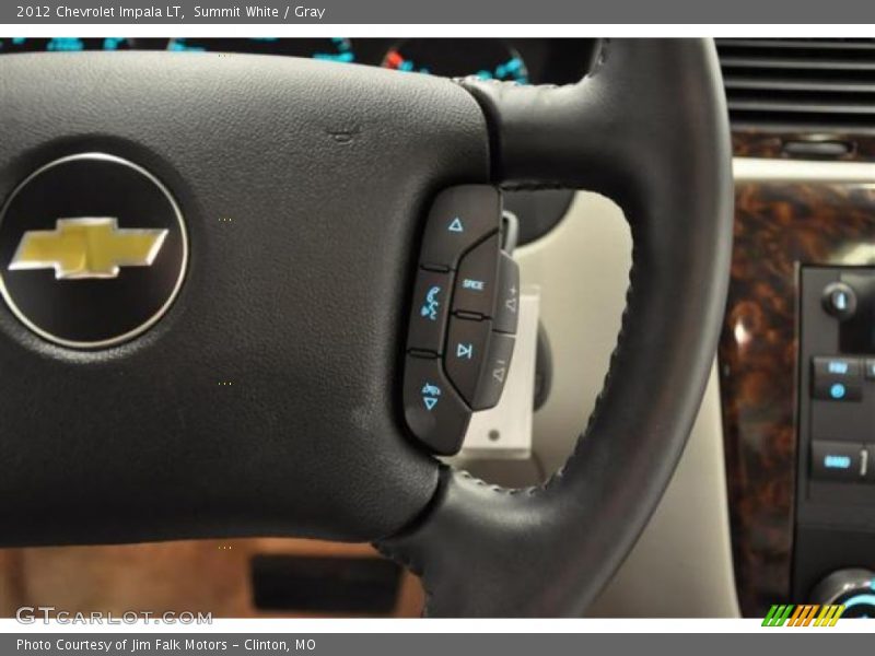 Summit White / Gray 2012 Chevrolet Impala LT