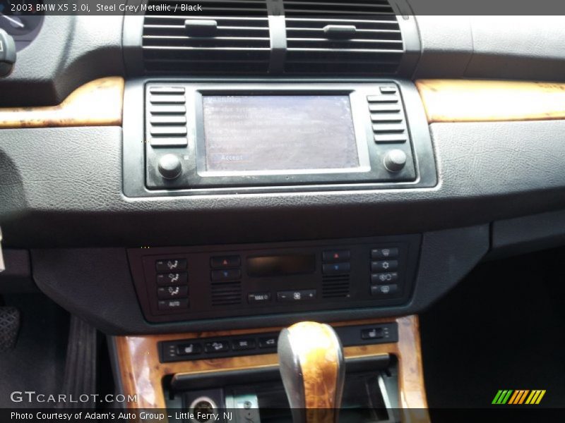 Steel Grey Metallic / Black 2003 BMW X5 3.0i