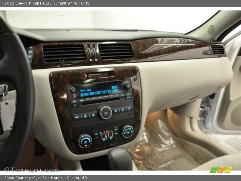 Summit White / Gray 2012 Chevrolet Impala LT