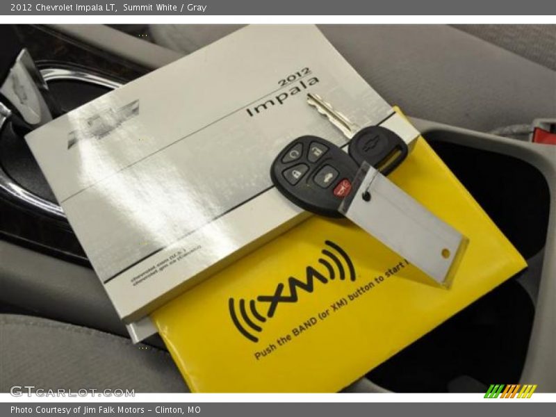 Summit White / Gray 2012 Chevrolet Impala LT