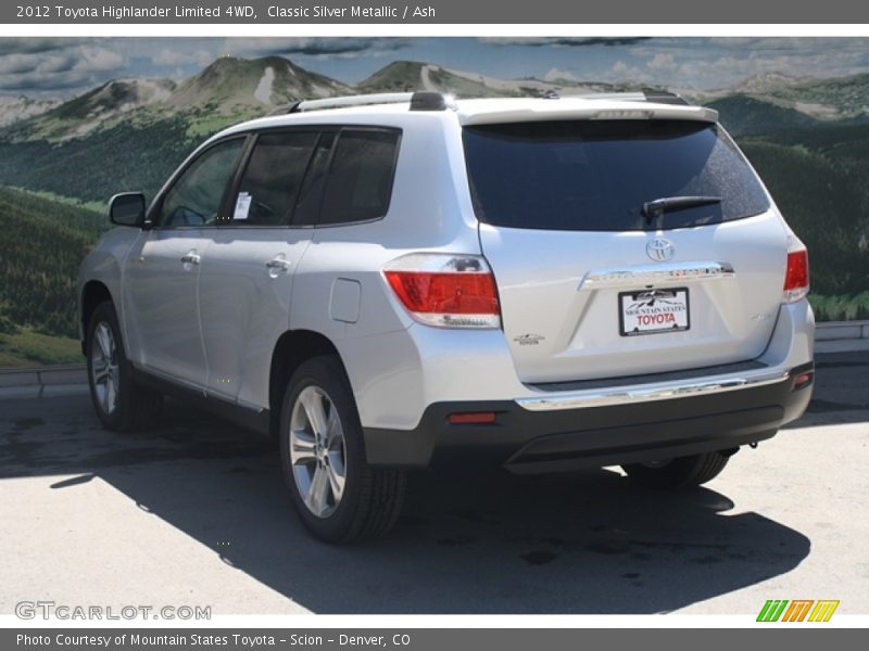 Classic Silver Metallic / Ash 2012 Toyota Highlander Limited 4WD