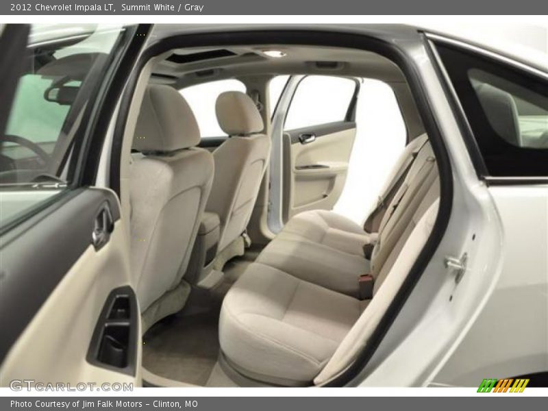 Summit White / Gray 2012 Chevrolet Impala LT