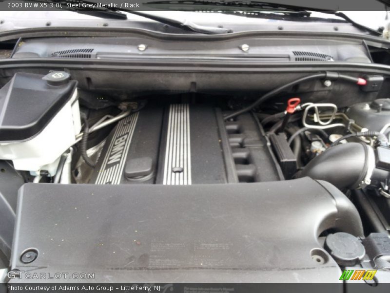 Steel Grey Metallic / Black 2003 BMW X5 3.0i