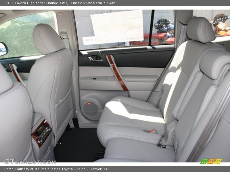 Classic Silver Metallic / Ash 2012 Toyota Highlander Limited 4WD
