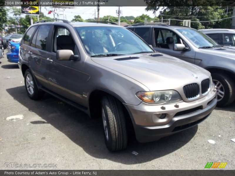 Kalahari Beige Metallic / Truffle Brown 2004 BMW X5 3.0i